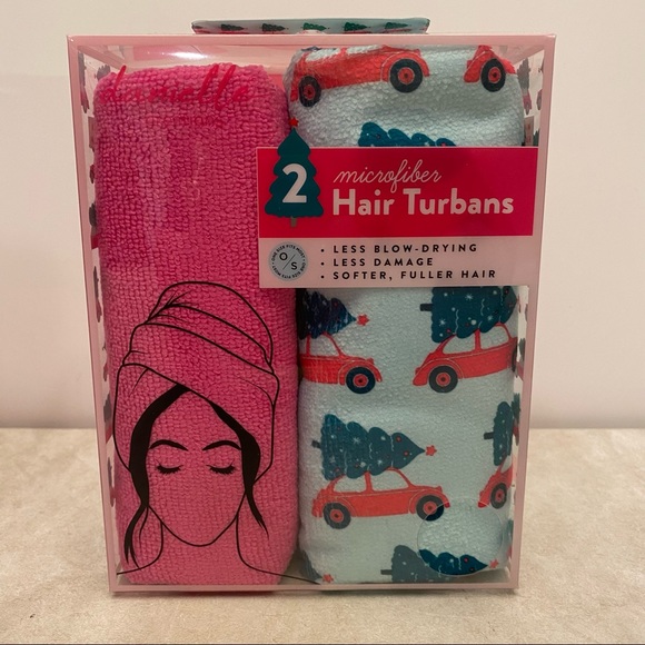 Wet Brush And Hair Turbans Set - Picture 2 of 8